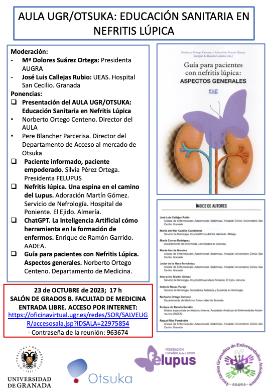 Cartel Guía Para Pacientes con Nefritis Lúpica